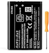 oliadeo Replacement 3DS 2DS Battery: CTR-003 Compatible with for Nintendo Old 3DS, 2DS, 2DS XL Ga...