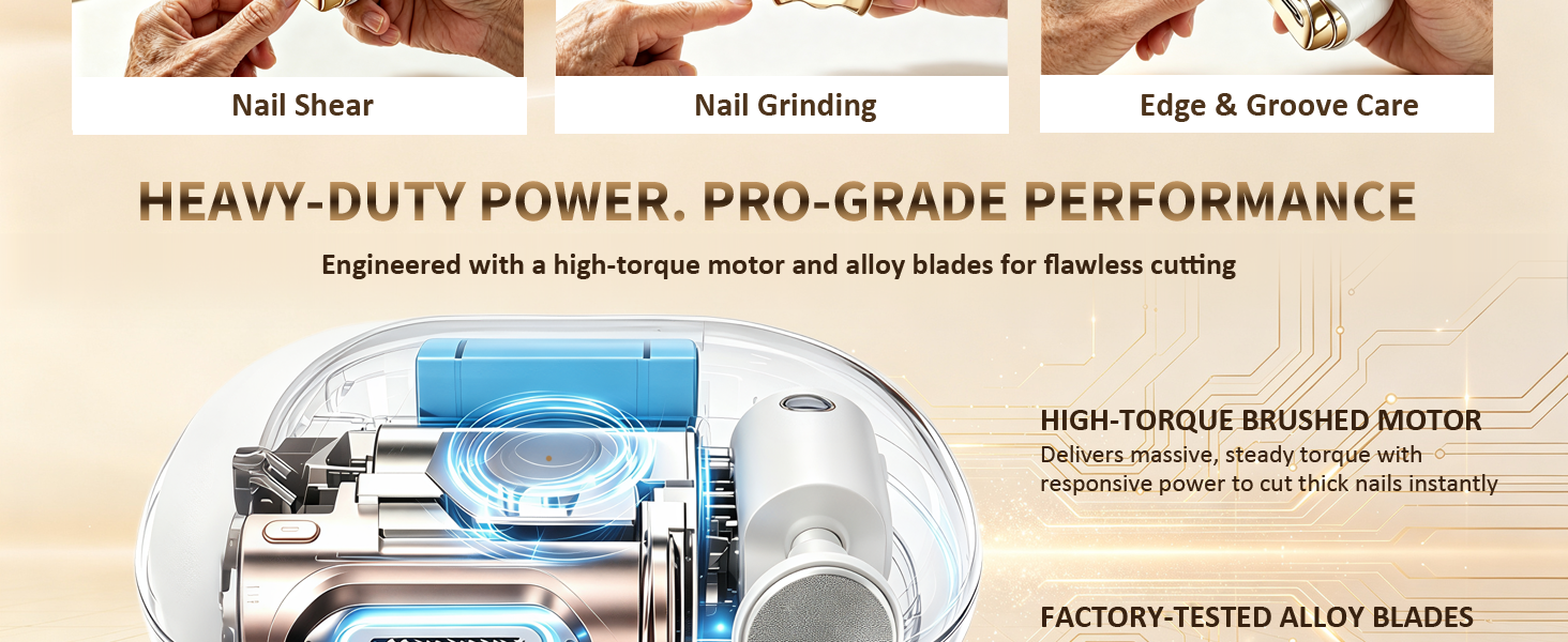 2 in 1 Electric Nail Clipper and Trimmer