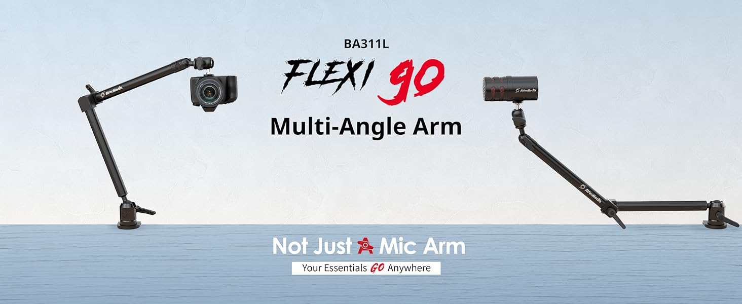 podcast equipment bundle, mic stand, microphone stand, mic arm, gaming setup, gaming desk accessory