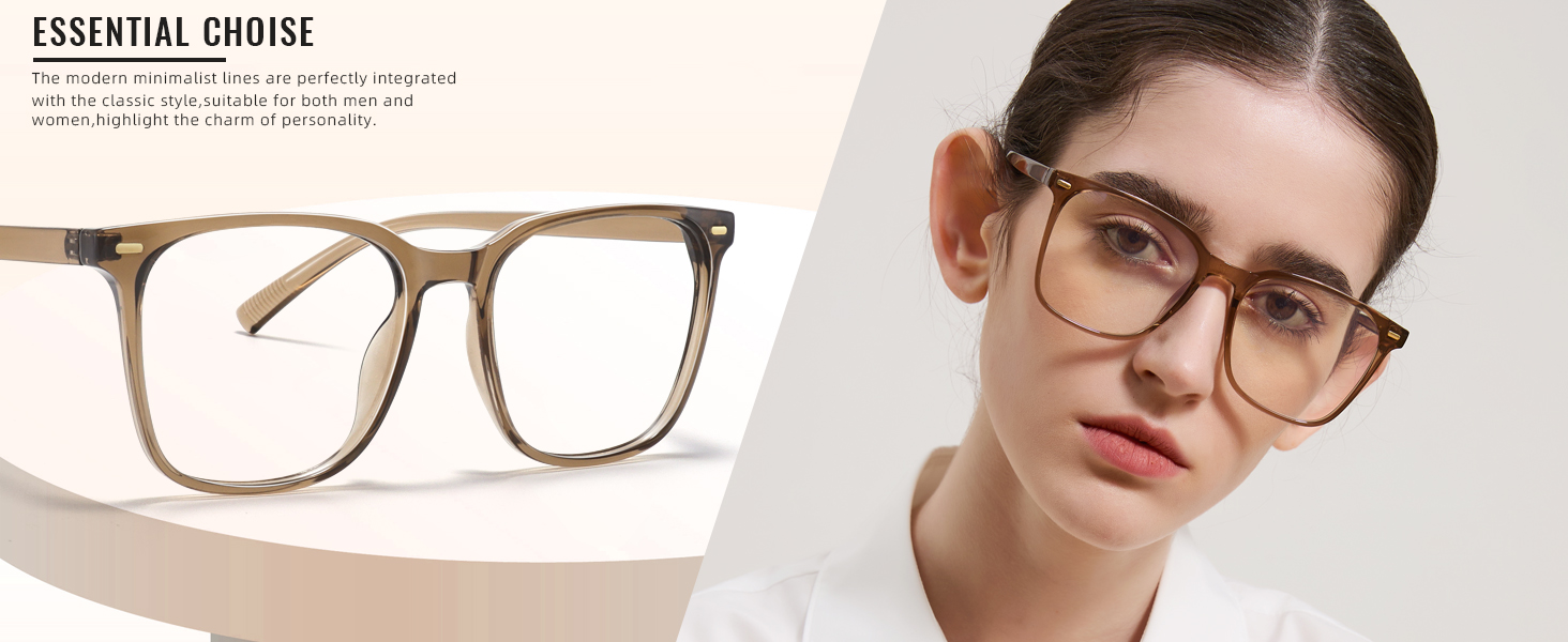 blue light glasses for women oversized