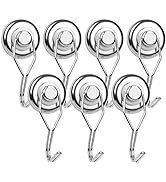 DIYMAG Swivel Swing Powerful Magnetic Hooks, 100LB (7 Pack) Strong Heavy Duty Neodymium Magnet Ho...