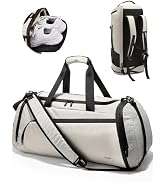 LUGGEX Duffle Backpack with Shoe Compartment, 40L Expandable Gym Travel Bag | Expands 40L to 45L,...