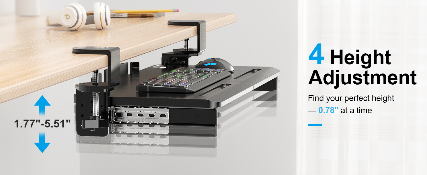 keyboard tray slide out