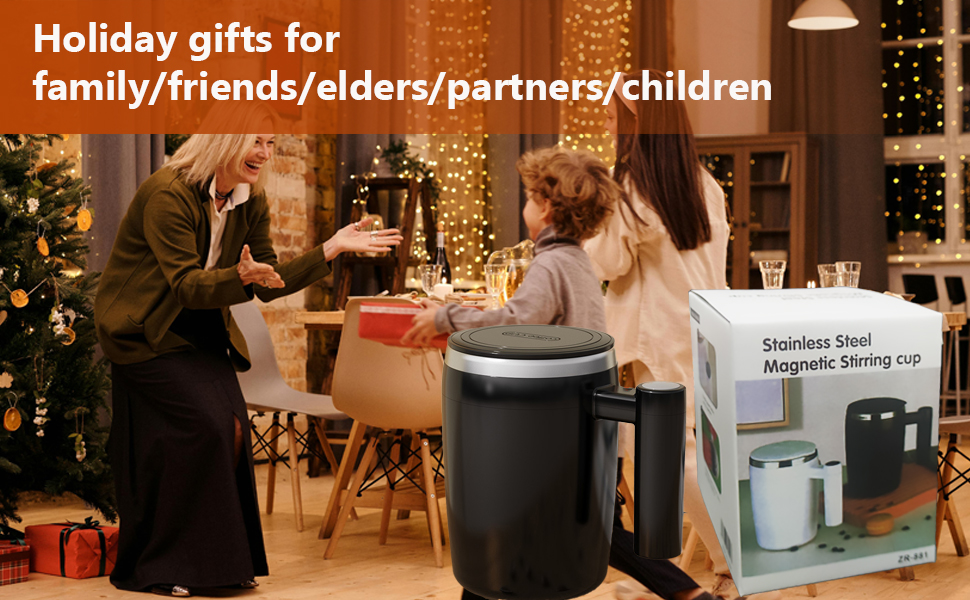 Self Stirring Coffee Mug,Rechargeable Auto Magnetic Coffee Mug