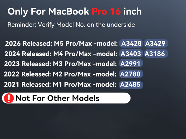 M5 macbook pro 16 inch case