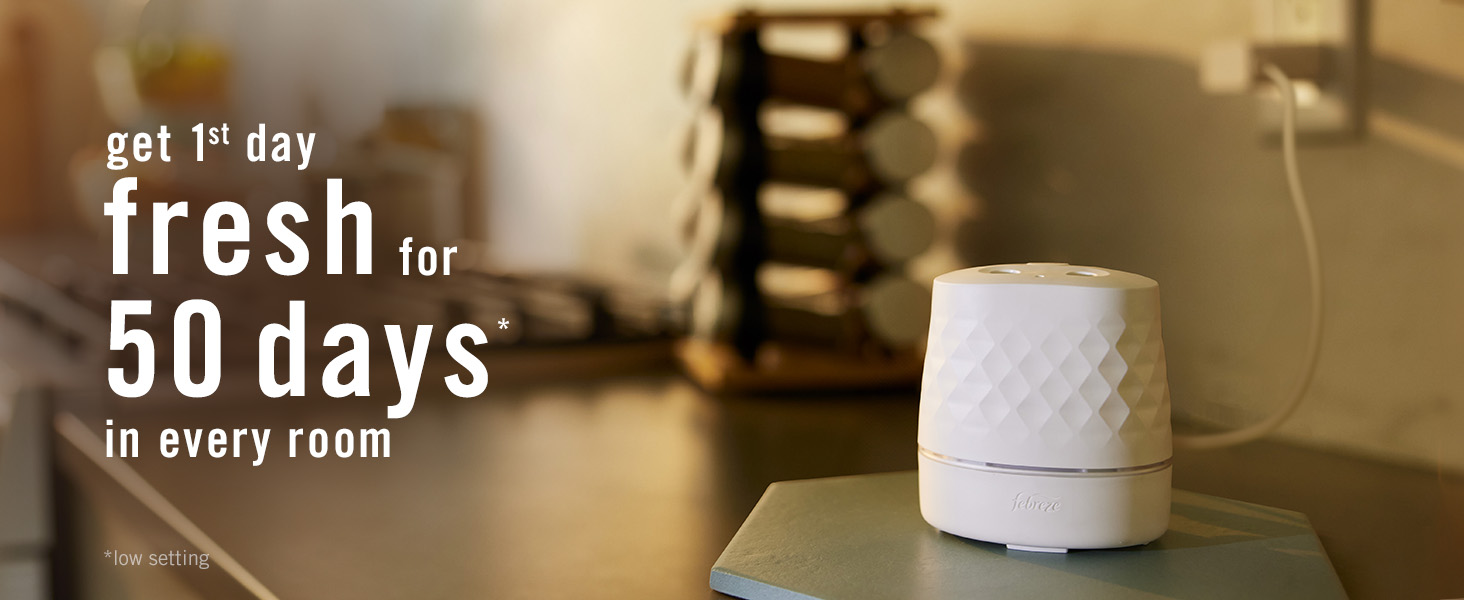 Febreze Plug Scent Booster cab go anywhere in your home