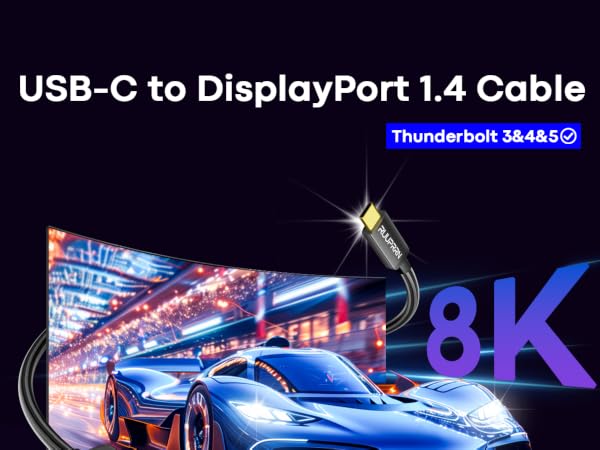usb c to displayport cable 1.4