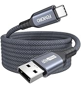 USB C Cable 15ft, Long USB 3.2 Gen2 10Gbps Data Transfer & 5V/3A Fast Charging A to Type-C Alum S...
