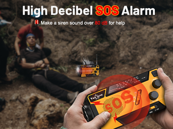 SOS alarm Emergency radio