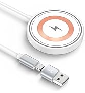 Magnetic Wireless Magsafe Charger for iPhone 17e, Charging Pad for iPhone 17/16/15/14/13/12Series...