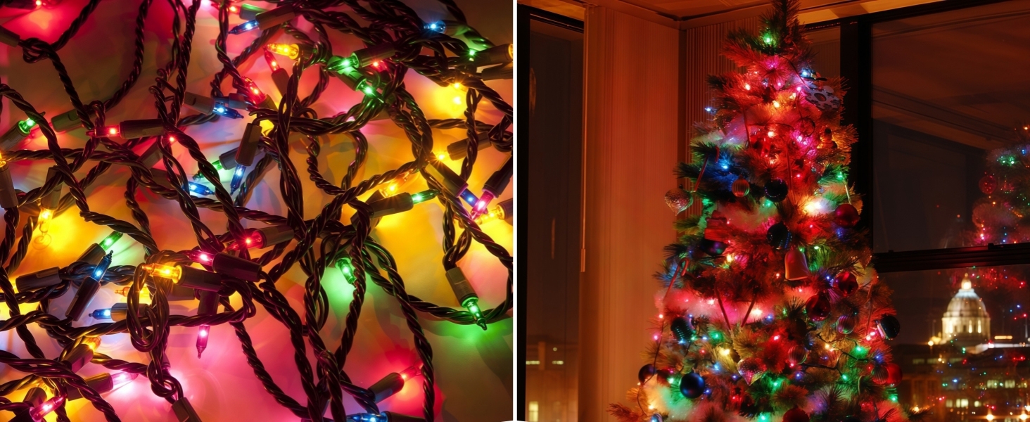 Multicolor Christmas String Lights