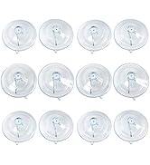 BEADNOVA Suction Cups for Glass 2.5 Inches - Window Suction Hooks with Hooks for Home, Kitchen, B...