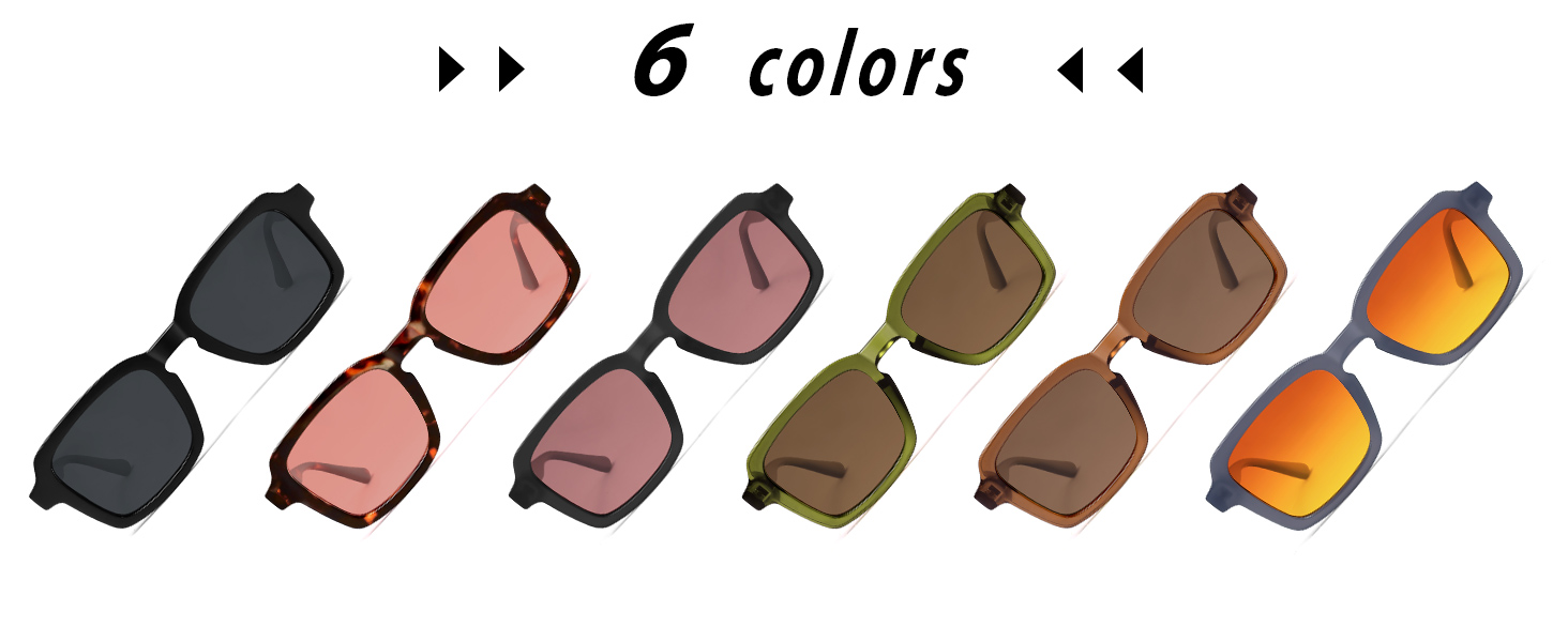 vanlinker square sunglases VL9849