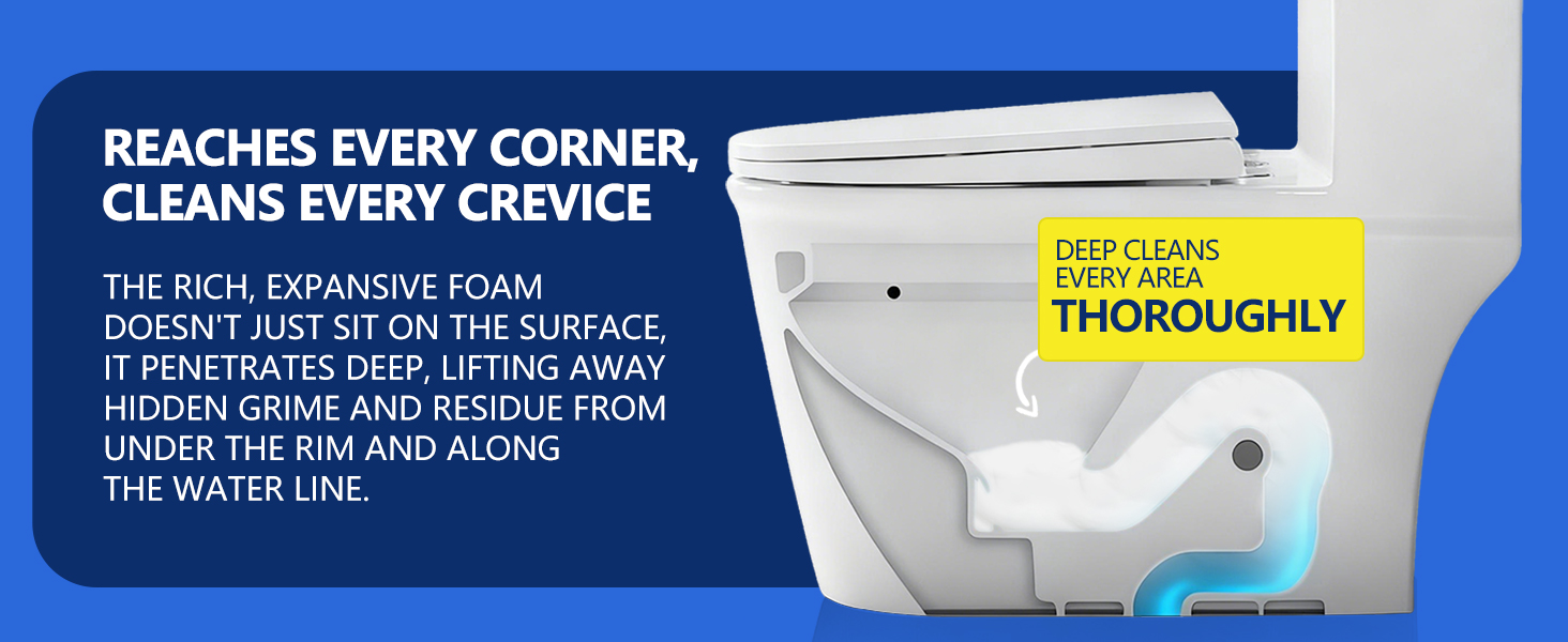 foaming toilet bowl cleaner