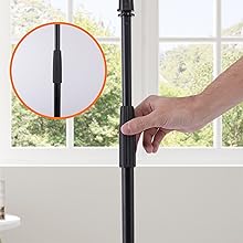 Universal Compact Base Microphone Stand; Adjustable Heavy Duty; Lightweight; Professional Stage