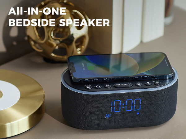 alarm clock with wireless charging
