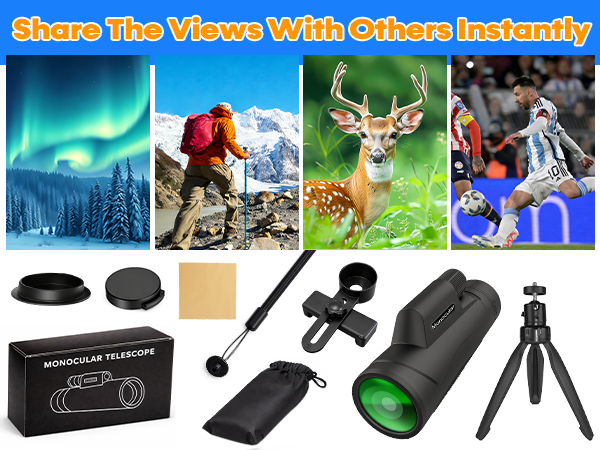 high powered monocular