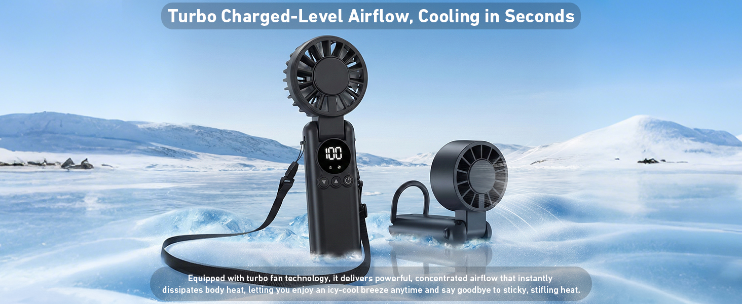 AILBTON Portable Handheld Turbo Fan