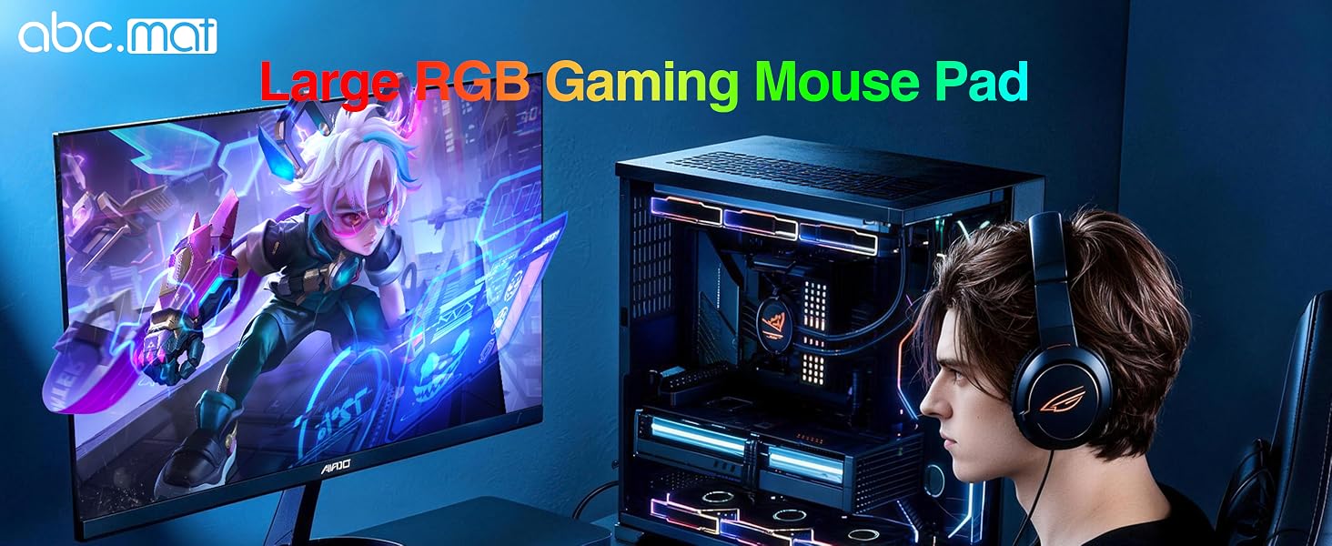 RGB Mouse Pad Wireless Charging