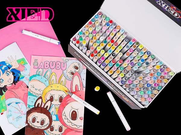 XIEED 180 Colors Alcohol Markers