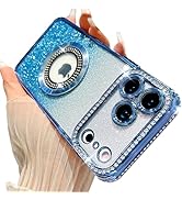 Losin Compatible with iPhone 17 Pro Max Magnetic Glitter Case Compatible with Magsafe Luxury Blin...