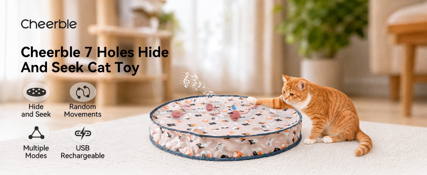 cheerble hide and seek cat toy