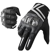 WTACTFUL Motorcycle Gloves for Men, Touchscreen Summer Breathable Riding Gloves for Motocross Racing