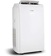 Commercial Cool 8,500 BTU DOE (14,000 BTU ASHRAE) Portable Air Conditioner with Remote Control, W...