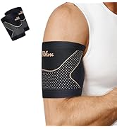 Copper Bicep Tendonitis Brace, Bicep Compression Sleeve for Pain Relief, Bicep Brace for Men and ...