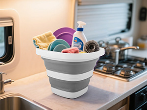 collapsible basin