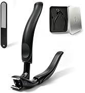 Large Toenail Clippers for Seniors Toe Nail Clippers Set for Thick Toenails | Long Handle,Wide Ja...
