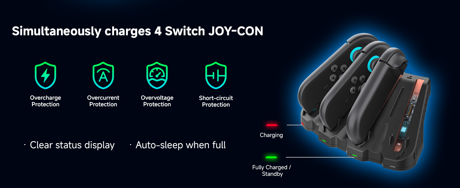 switch 2 joycon charging dock