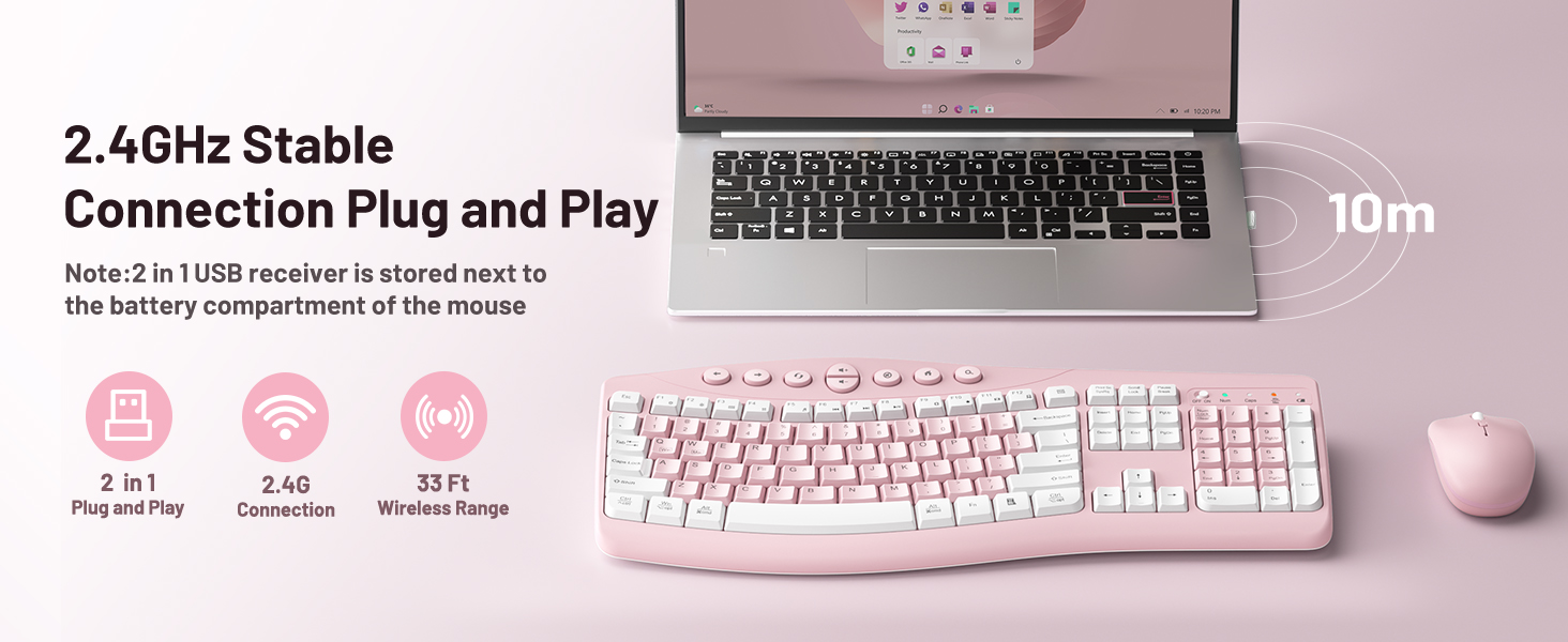 ergonomic keyboard and mouse 5