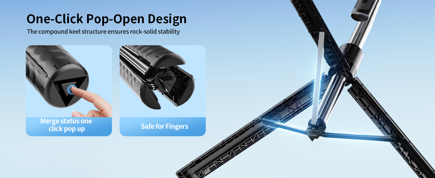 Phone Tripod and Selfie Stick, Tripod with Wireless Compatible with iPhone Android