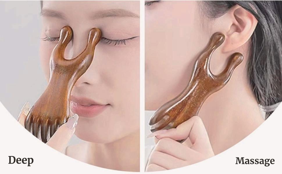 Wooden Massage Comb Scalp Massager