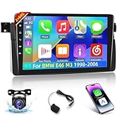 2+64G Car Radio for BMW E46 M3 1998 1999-2006 - Apple Carplay &amp; Android Auto - 9 Inch Android 13 ...