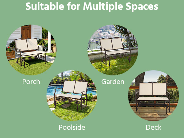 Double Swing Glider Chair