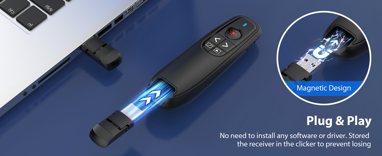 usb c presentation clicker for mac