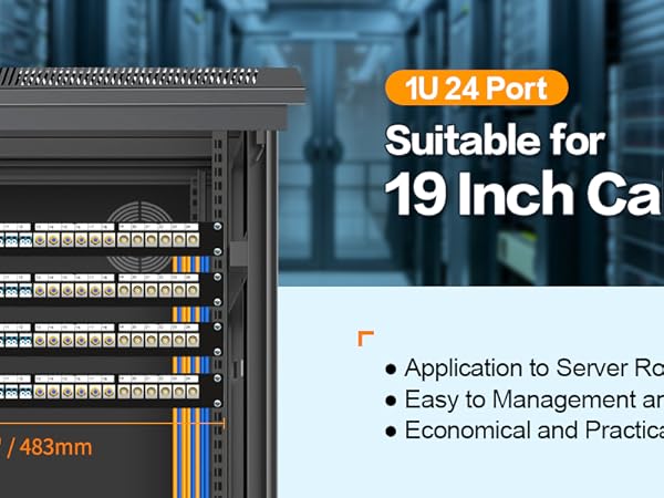 24 port patch panel