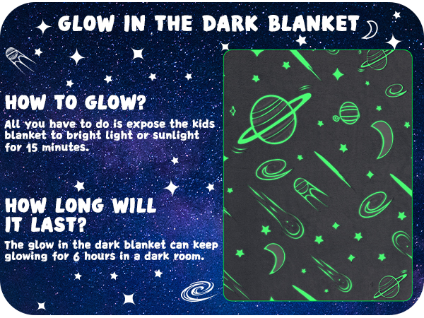 glow in the dark blanket