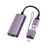 USB A and USB C to Ethernet Adapter