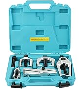 DURATECH 5PCS Front End Service Tool Kit with Automotive Ball Joint Separator, Pitman Arm Puller ...