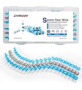 Chanzon Heat Shrink Solder Seal Wire Connectors UL Listed 16-14AWG Waterproof Butt Terminals Blue...