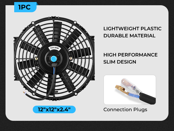Electric Cooling Slim Radiator Fan