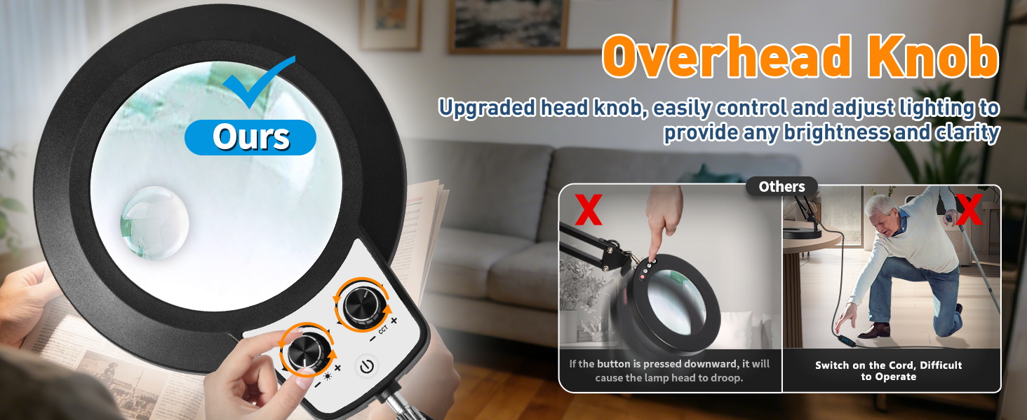 esthetician light with magnifier esthetician magnifying floor lamp glass overhead dual knob