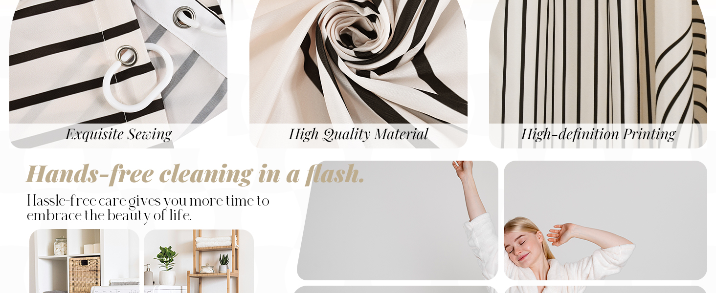 mid century modern shower curtain boho arch abstract bathroom decor