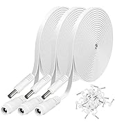 3 Pack DC Power Extension Cable 20ft 2.1mm x 5.5mm Compatible with 12V DC Adapter Cord for CCTV I...