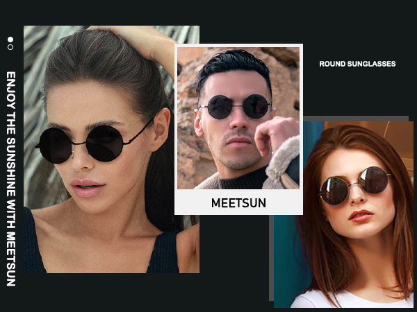 Small Round Polarized Sunglasses