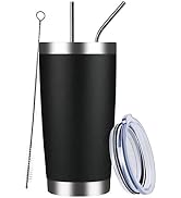 MEWAY 20oz Tumbler Cup Double Wall Vacuum Insulated Travel Mug Bulk, Stainless Steel Tumblers wit...