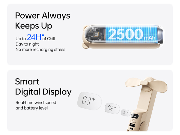 handheld fan rechargeable